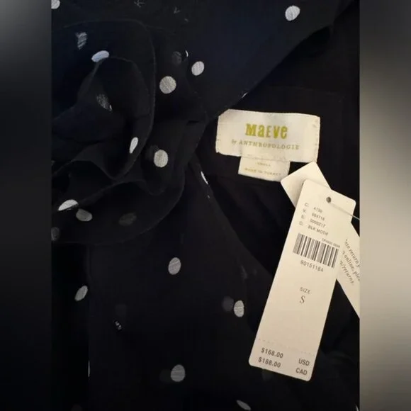 Maeve Halter Rosette Mini Dress Size S - Picture 5 of 5